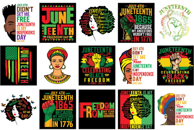 create custom african american character t shirt for your choice