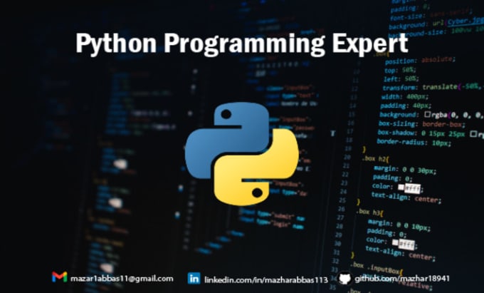 Python tasks, codes, scripts, modules by Mazhar18941 | Fiverr