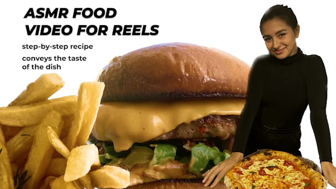 create food asmr video for instagram reels