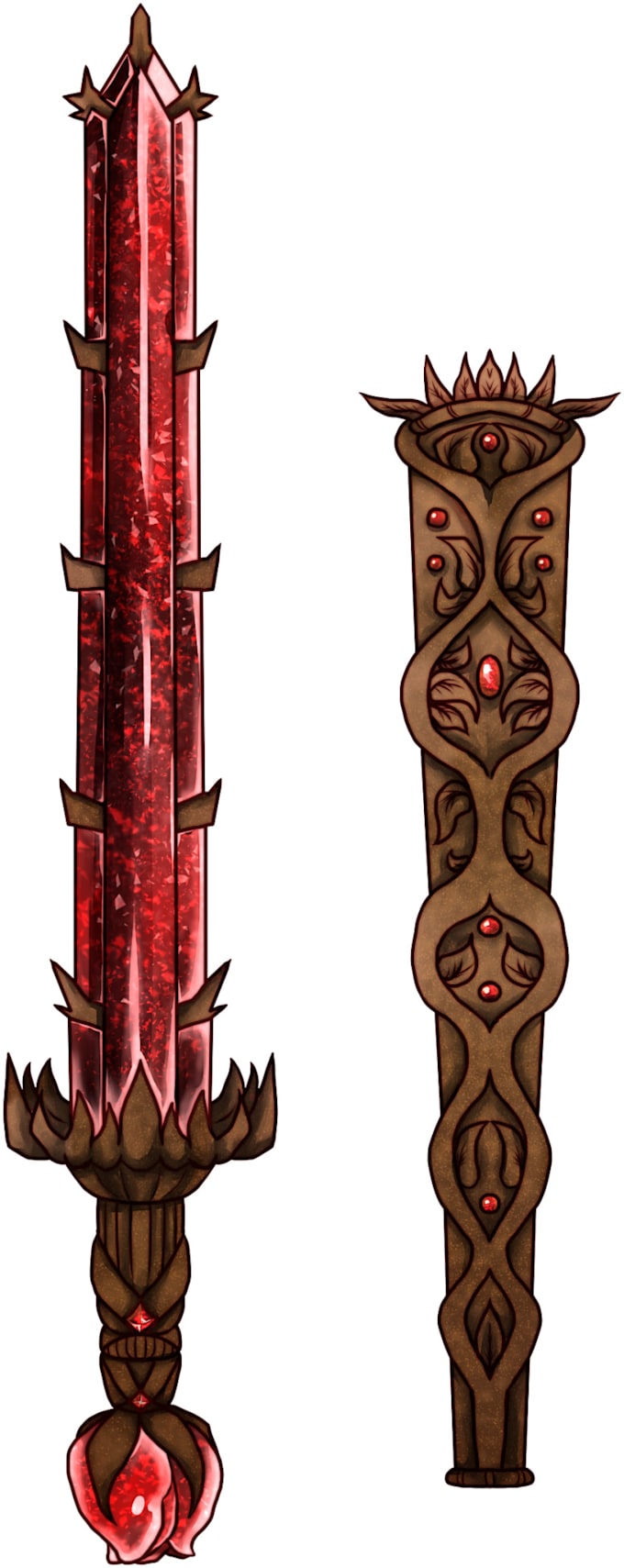 Do a weapon design for you by Dizzypossum | Fiverr