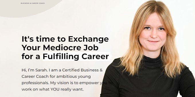 Help you to elevate your career by Coachsarahre | Fiverr