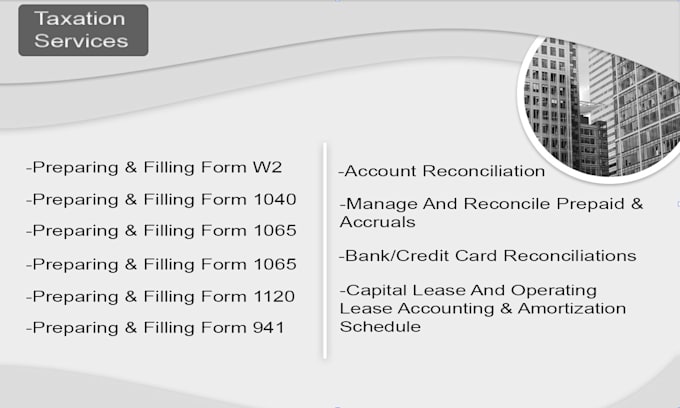 prepare individual tax returns form 1040 and sch c companies