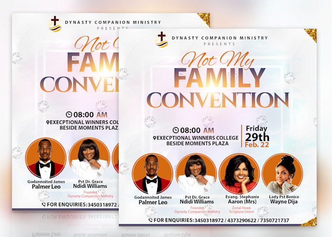 create an exceptional church flyer and poster