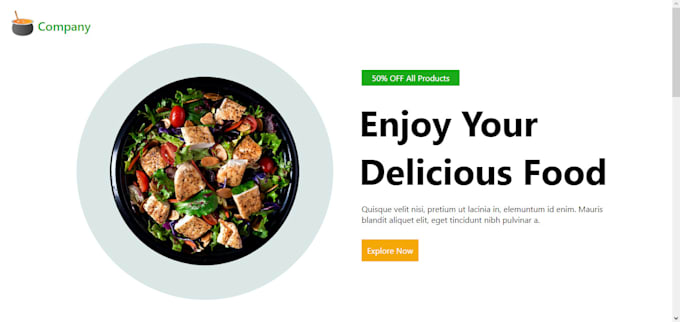 Creat a beautiful website with html css and js by Mehdi_d0 | Fiverr