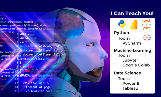online tutoring, python, ml, data science