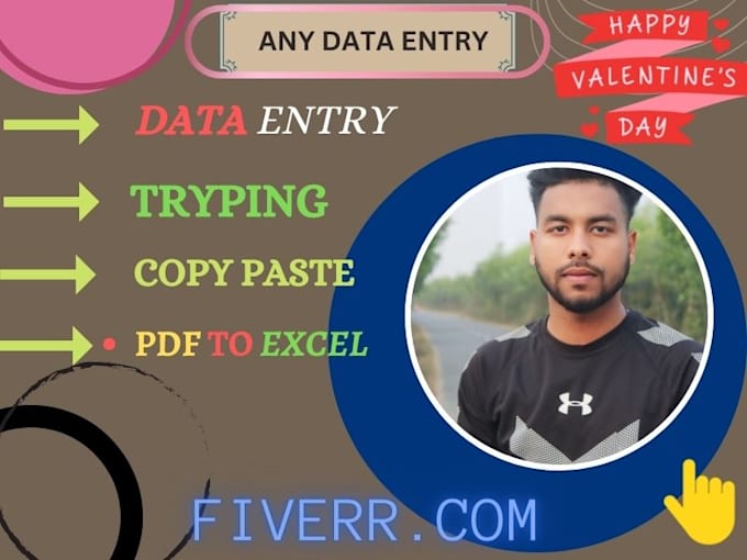 data entry and copy paste job