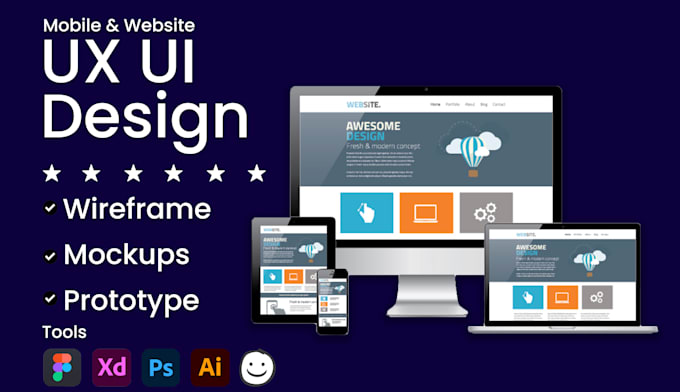 Design mobile app ui ux and website ui ux by Adnanbhatti124 | Fiverr
