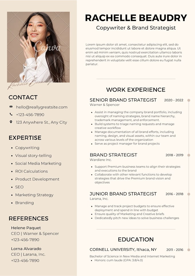 Do professional resume ,cv writing etc by Mianmuaaz_1122 | Fiverr