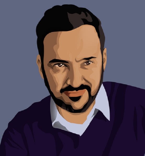 realistic human cartoon drawing