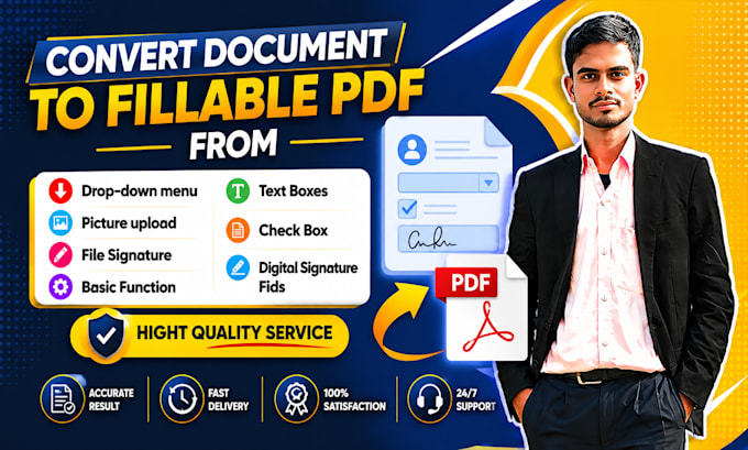 create custom fillable PDF forms