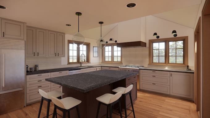 create a 3d sketchup model of your space