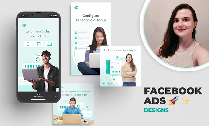 design attractive meta and google ads