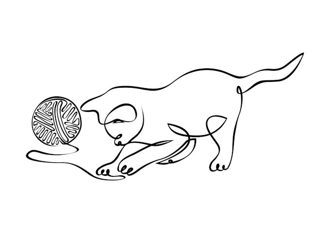 draw a continuous line art illustration of your photo