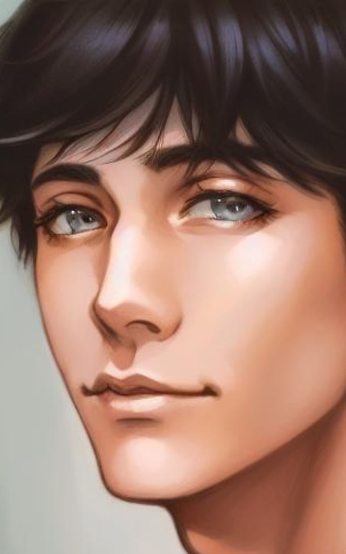 Draw you in anime style by Starkuzumakiart Fiverr