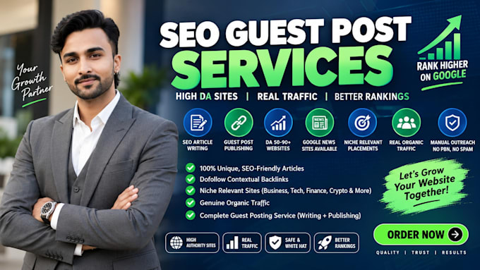 write and publish SEO guest post on high da sites