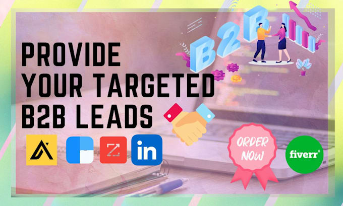 do b2b lead generation, targeted contacts, and web research