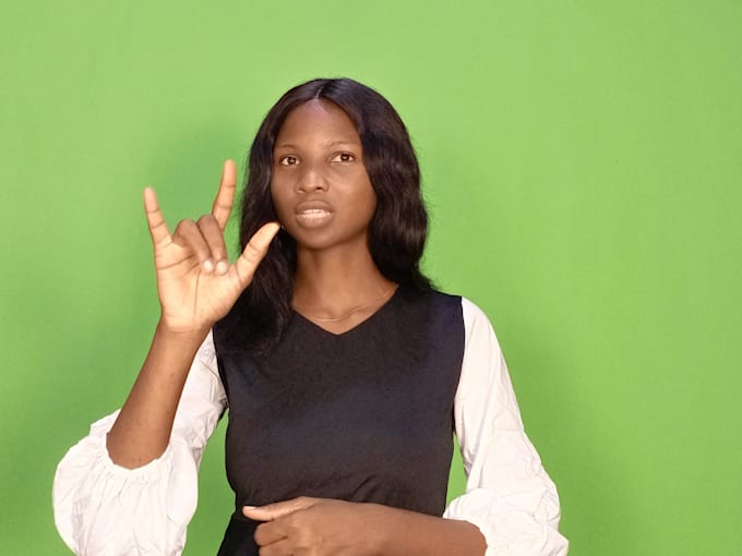 Transcribe american sign language to english language by Emebeomorowa ...