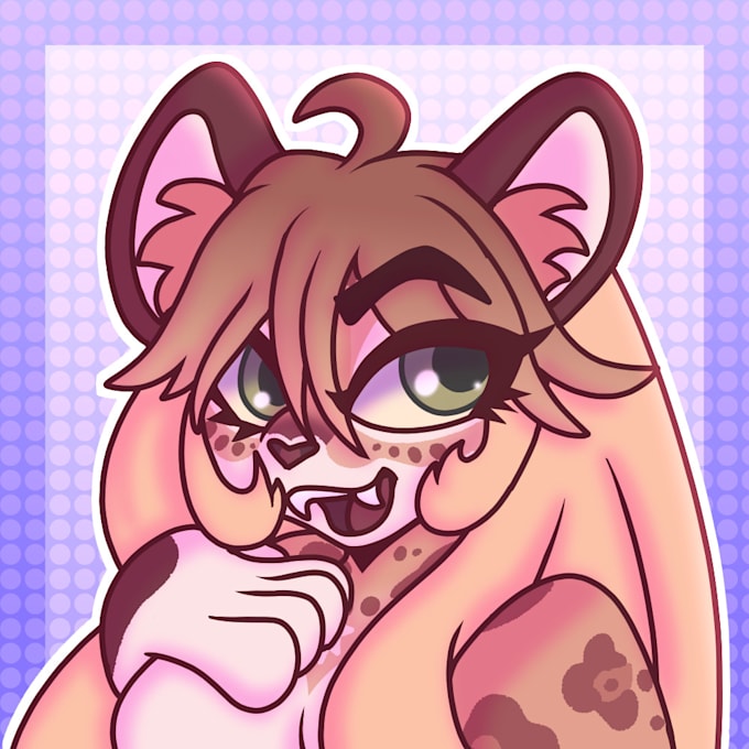 Draw an icon for your character by Furrsshino | Fiverr
