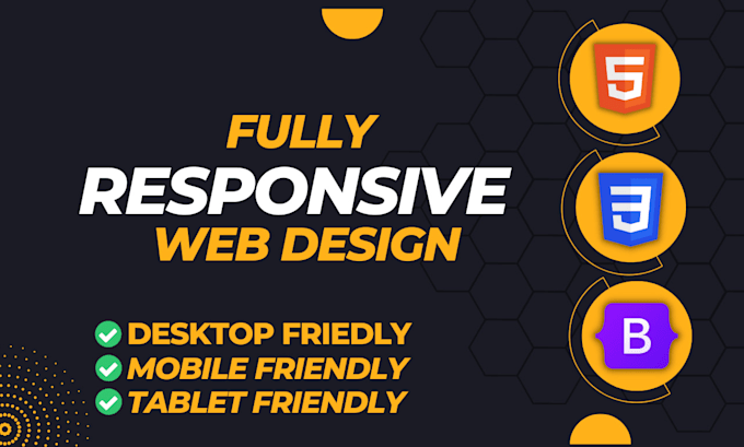 Design a responsive html css landing page website by Rajansharma626 ...