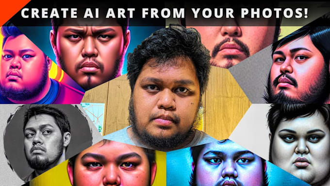 create ai pictures, of you,  art style, with  stable diffusion