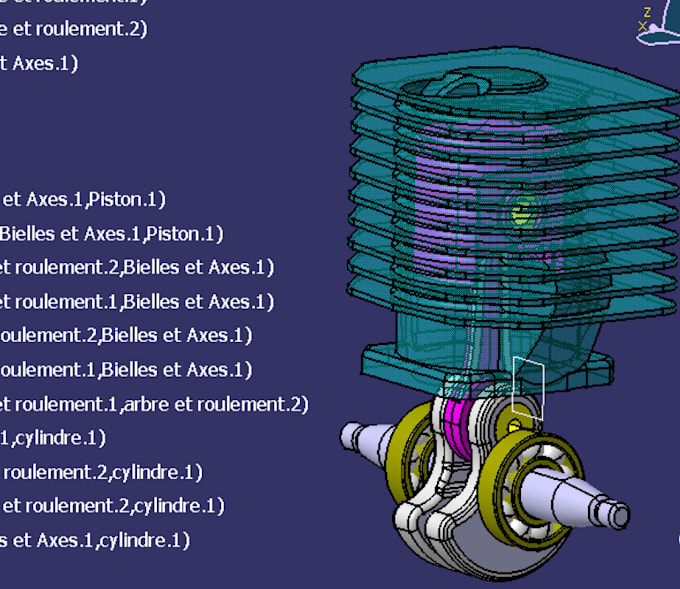Do 3d models and 2d drawing in creo, catia v5 by Khaoula_kamrani | Fiverr