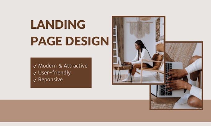 Create a responsive landing page design for your webpage by ...