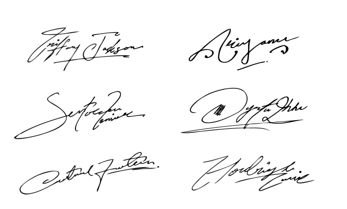 Design unique handwritten autograph and artistic signature logo by ...
