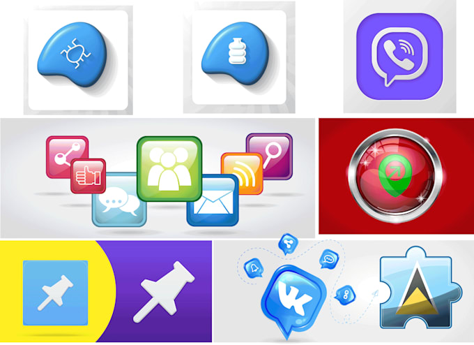 design flat app icon, launcher icon ,web icon for mobile app