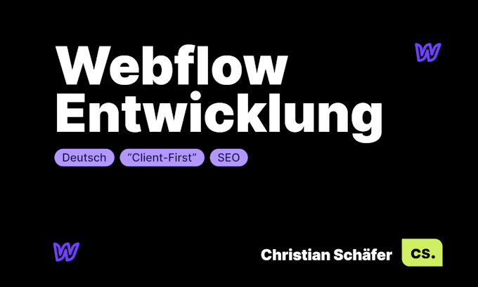 build your german webflow site
