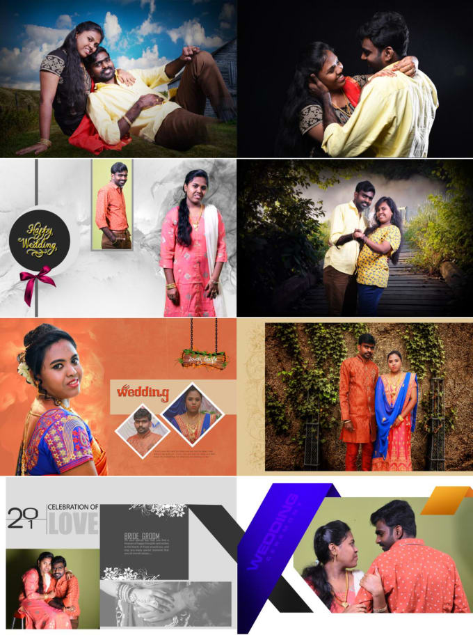 diseños de álbumes de matrimonio de kerala