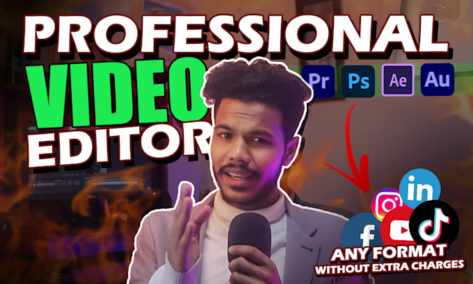 do video editing for youtube, tik tok, instagram reels