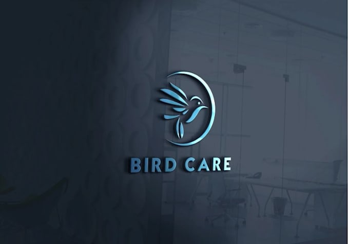 design bird logo with express delivery