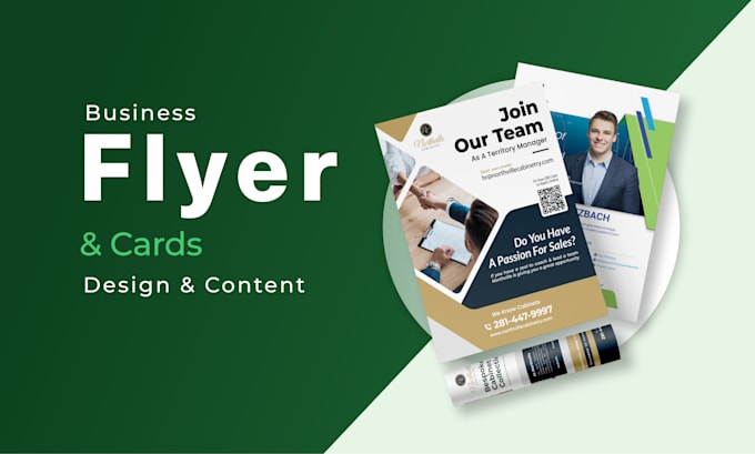 design business flyer, cards and more