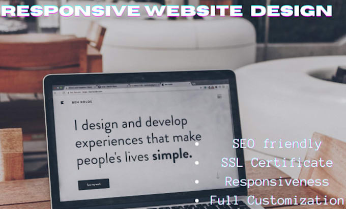 Design a responsive and fully functional wordpress website by ...