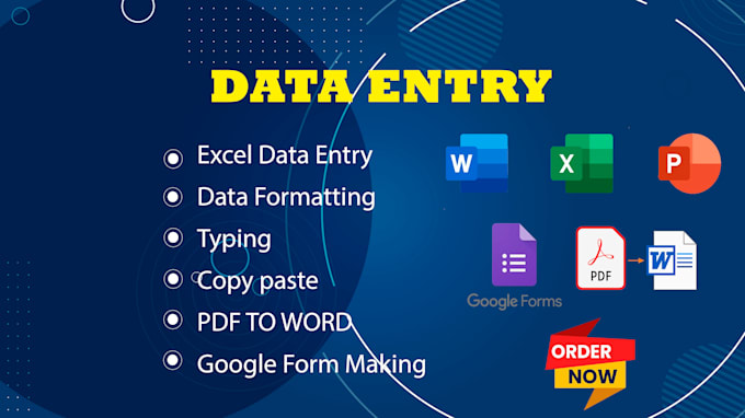 Do excel and google sheet data entry by Mihisara03 | Fiverr