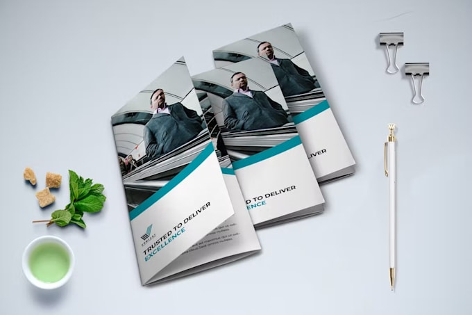 create your trifold brochure or trifold menu design