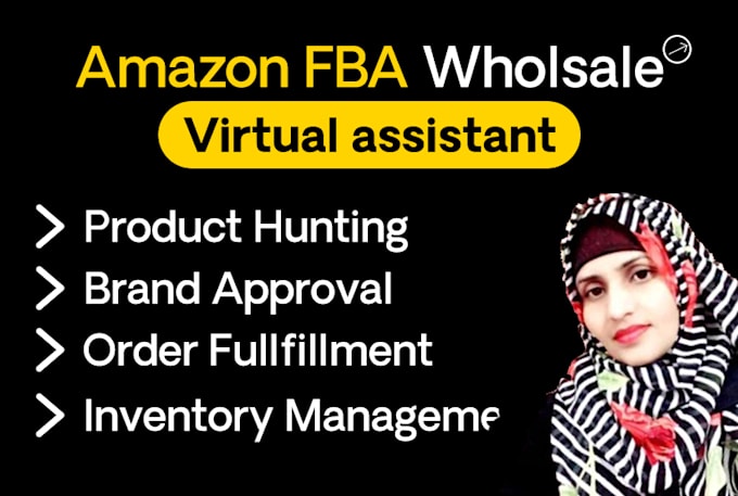 be your amazon fba wholesale virtual assistant