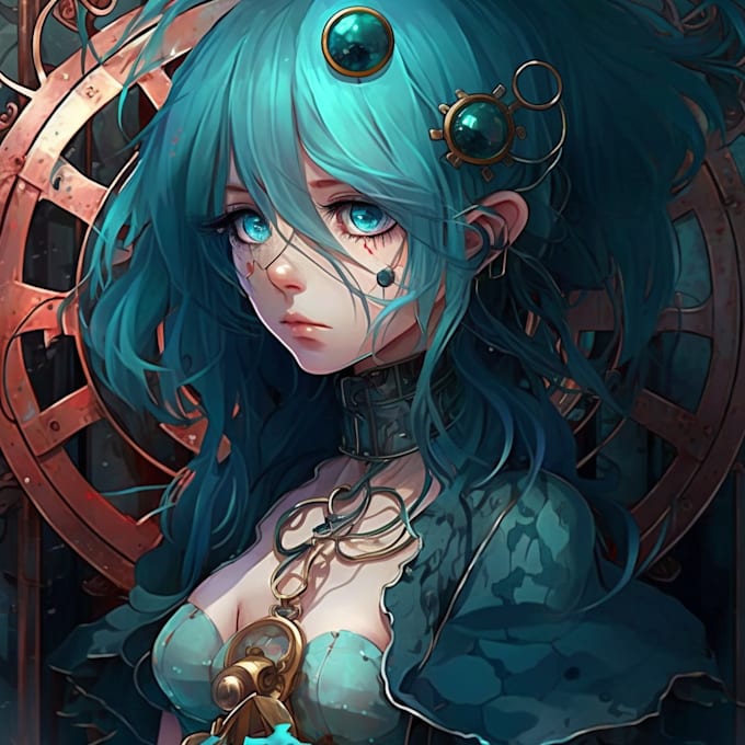Create art of anime characters using ai by Shhhinigami | Fiverr