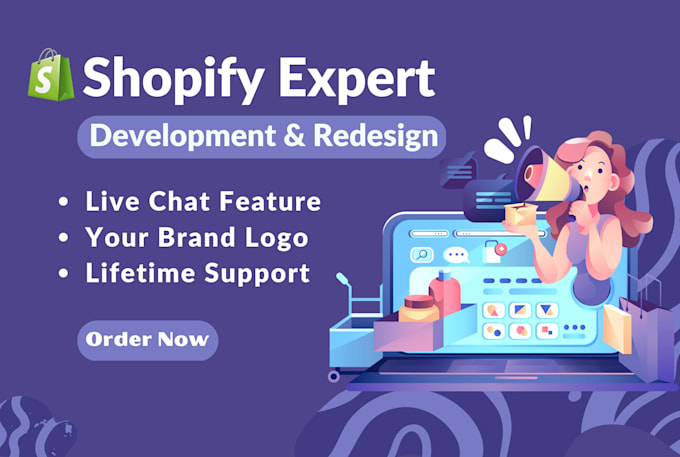 design shopify website or shopify store design