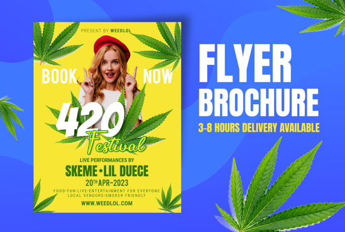 design flyer, one sheet, brochure within 8 hours