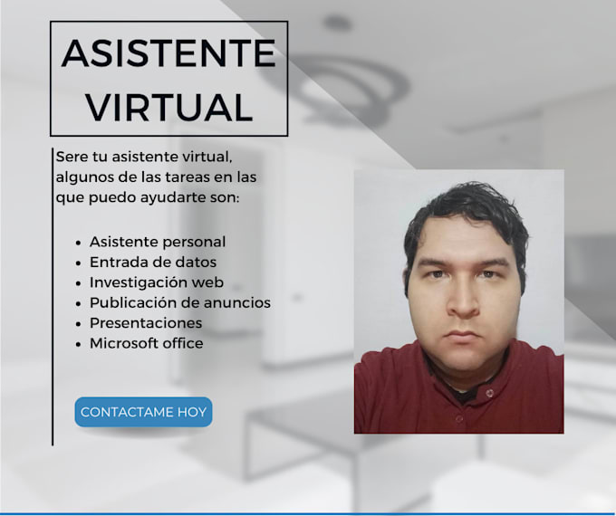 Be your virtual assistant o asistente virtual by Alonsoborquez | Fiverr