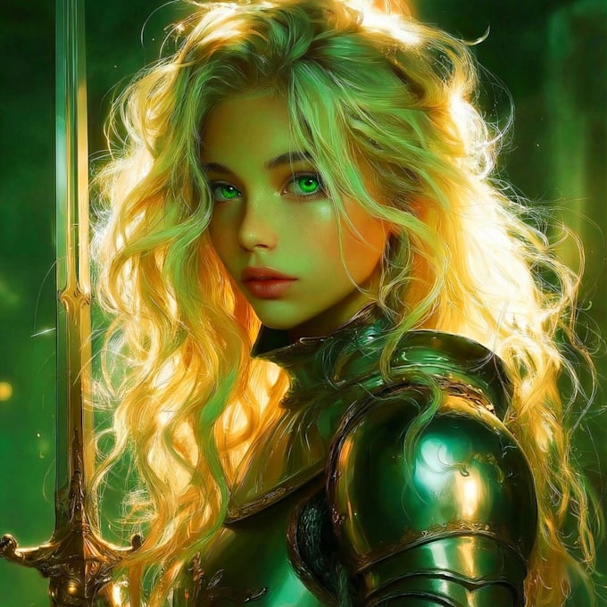 create a fantasy character concept art