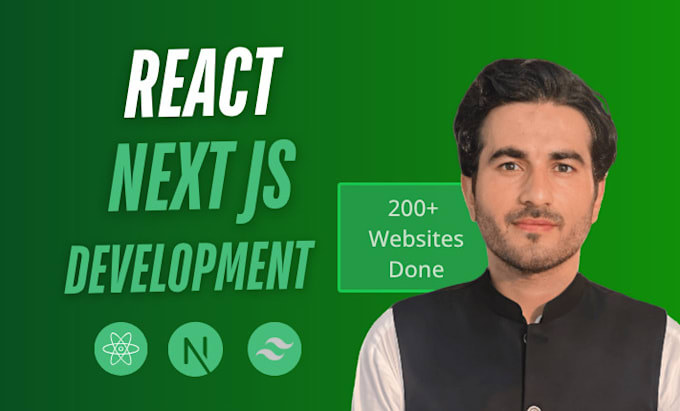 Create react next js website with tailwind css by Saifqamaron | Fiverr