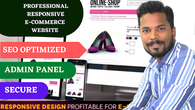 develop wordpress ecommerce online store responsive website