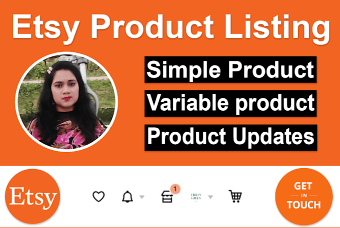 do professional etsy product listing