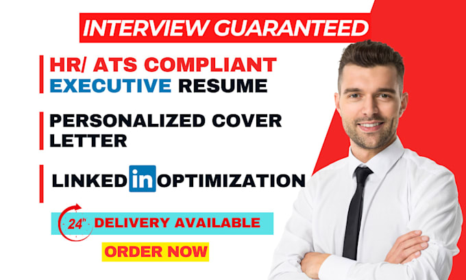 create a senior or executive level resume, CV, cover letter