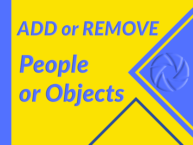 add or remove people or object from photo