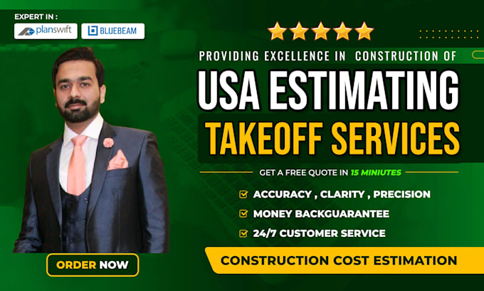 do cost estimation on planswift and bluebeam