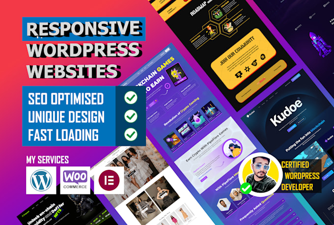 make and design professional real estate wordpress website