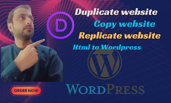 duplicate , clone , any website into wordpress website with elementor pro